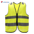 Vente chaude jaune ingénieur Salut Vis Workwear veste ANSI Haute visibilité Flourescent réfléchissant Gilet de sécurité avec fermeture à glissière